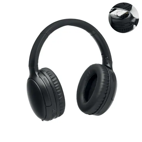 Căști ECHO — culoarea Negru, față