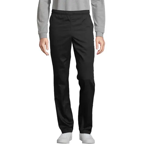 Pantaloni unisex EDMOND — culoarea Negru intens, față