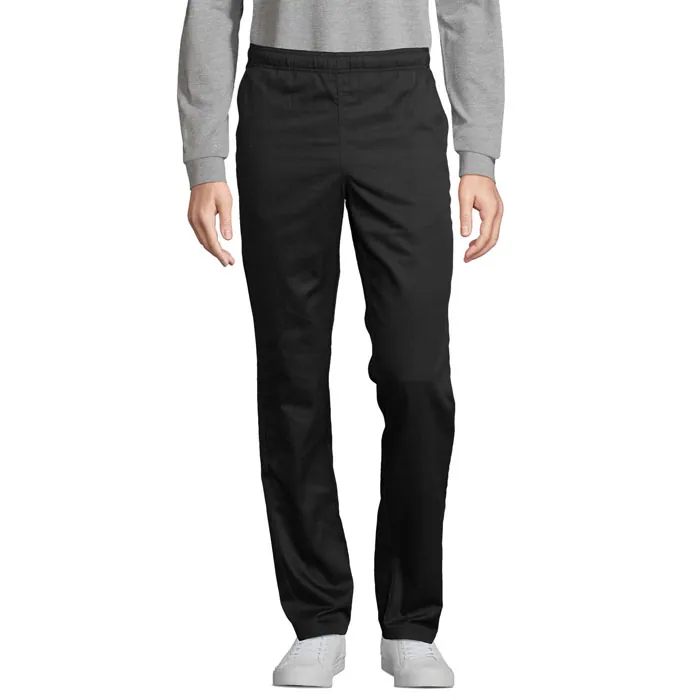 Pantaloni unisex EDMOND — culoarea Negru intens, față