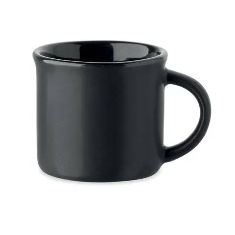 Cană ceramică ESPRES — culoarea Negru, față