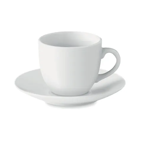 Cană expresso ESPRESSO — culoarea Alb, față
