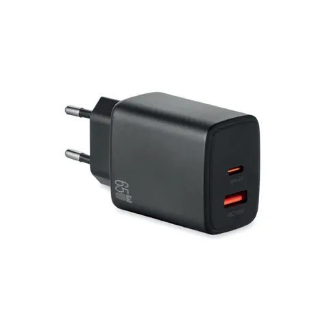 Încărcător multifuncțional EXTEN — culoarea Negru, față