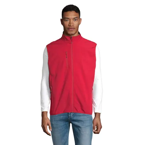 Jachetă softshell bărbați FALCON BW — culoarea Roșu piper, față