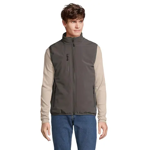 Jachetă softshell FALCON — culoarea Gri cărbune, față