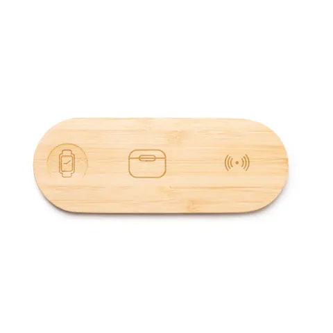 Încărcător wireless Fergus — culoarea Natural, imagine produs