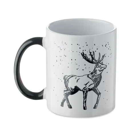 Cană ceramică sezonieră FESTIMUG — culoarea Negru, față