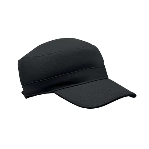 Șapcă militar FIELD — culoarea Negru, față