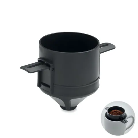 Filtru de cafea reutilizabil FILTER — culoarea Negru, față