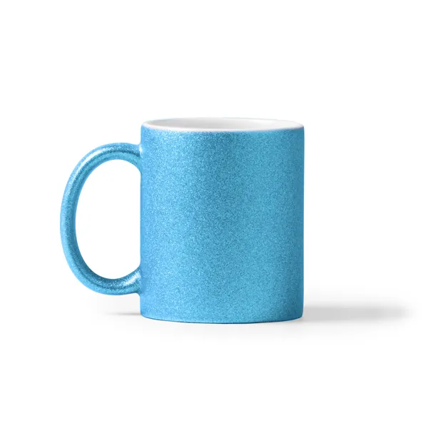 Cană ceramică Fiona — culoarea Albastru regal deschis, imagine produs