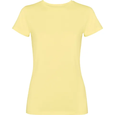 Tricou damă Fiyi — culoarea Galben pastel spălat, imagine produs