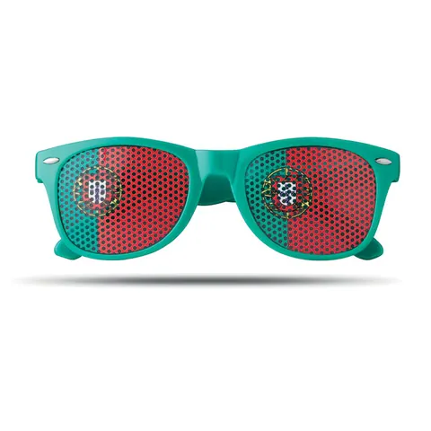 Ochelari de soare fotbal FLAG FUN — culoarea Mixt, față