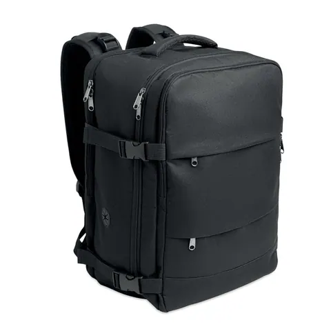 Rucsac FLYHIGH — culoarea Negru, față