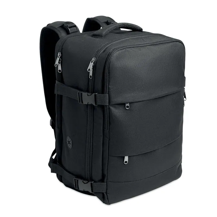 Rucsac FLYHIGH — culoarea Negru, față