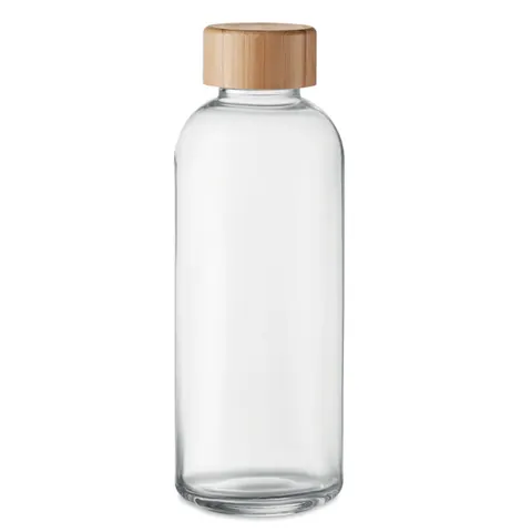 Sticlă de apă din sticlă FRISIAN — culoarea Transparent, față
