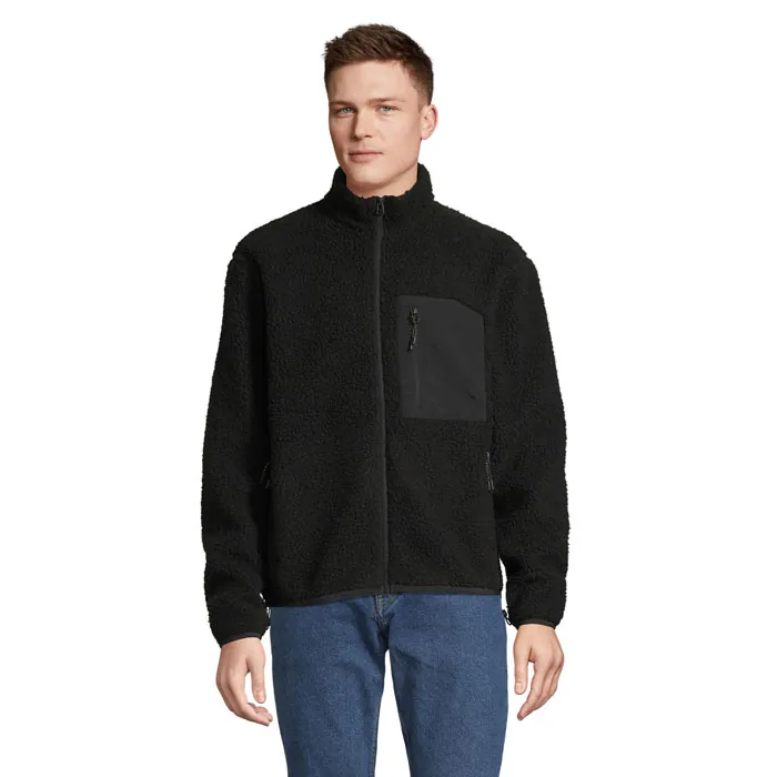 Jachetă unisex FURY — culoarea Gri carbon / Negru, față