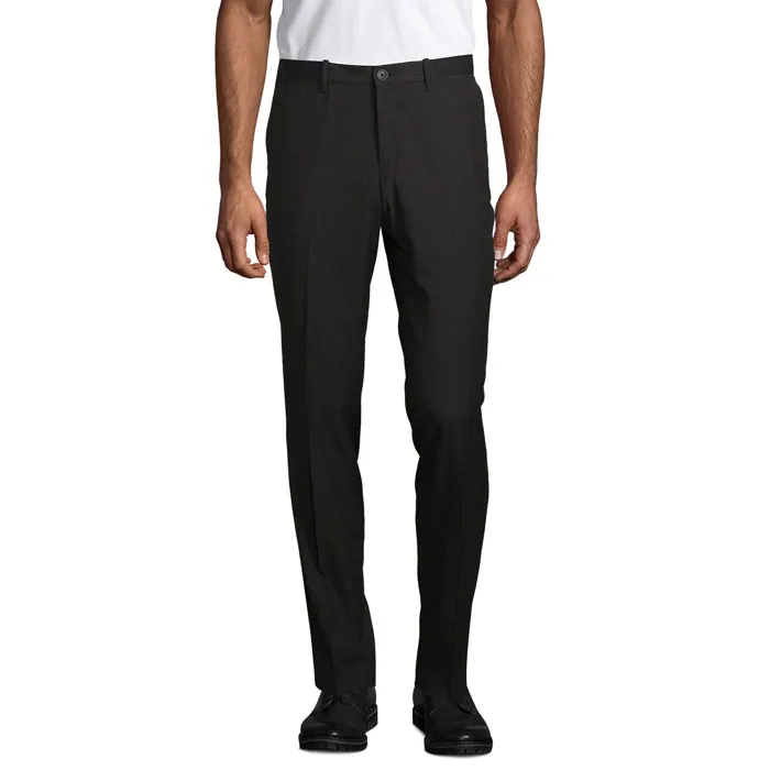 Pantaloni bărbați GABIN — culoarea Negru intens, față