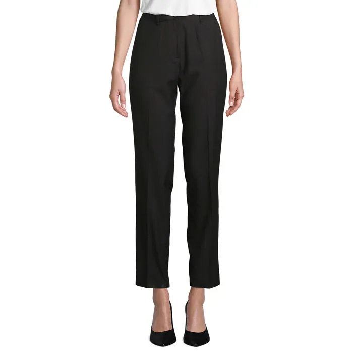 Pantaloni damă GABIN — culoarea Negru intens, față