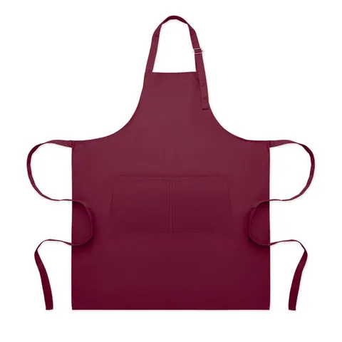 Șorț GALA — culoarea Vișiniu, față