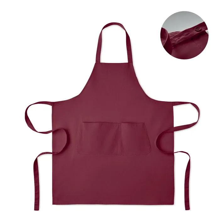 Șorț GAMMA — culoarea Vișiniu, față