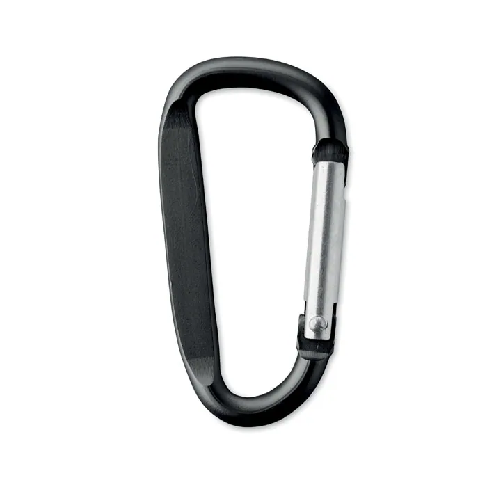 Carabină de prindere aluminiu GANCHO — culoarea Negru, față