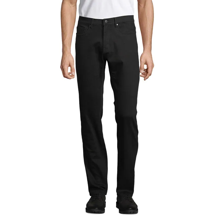 Pantaloni bărbați GASPARD — culoarea Negru intens, față