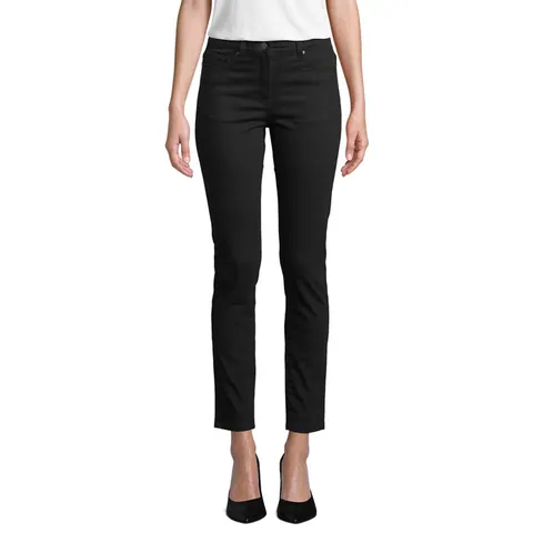 Pantaloni damă GASPARD — culoarea Negru intens, față