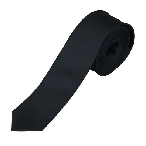 Cravată bărbați GATSBY — culoarea Negru, față
