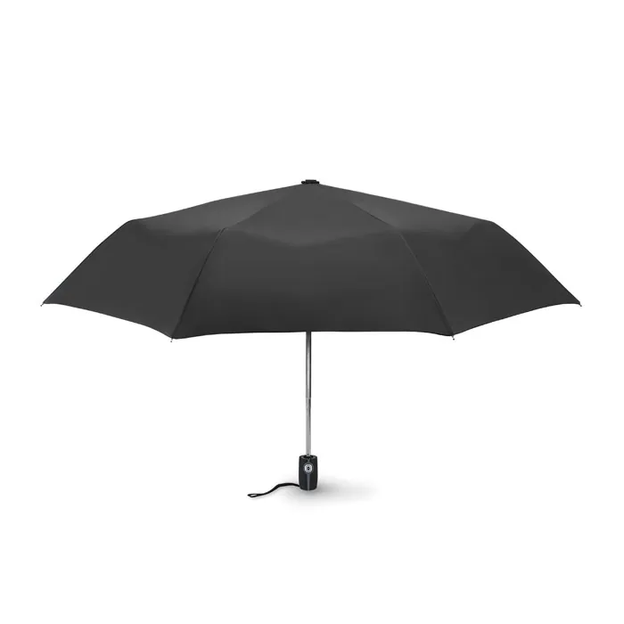 Umbrelă rezistentă la vânt GENTLEMEN — culoarea Negru, față