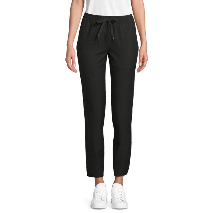 Pantaloni damă GERMAIN — culoarea Negru intens, față