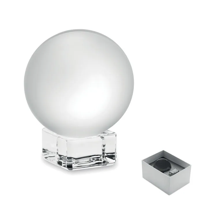Trofeu rotund GLASSWARD — culoarea Transparent, față