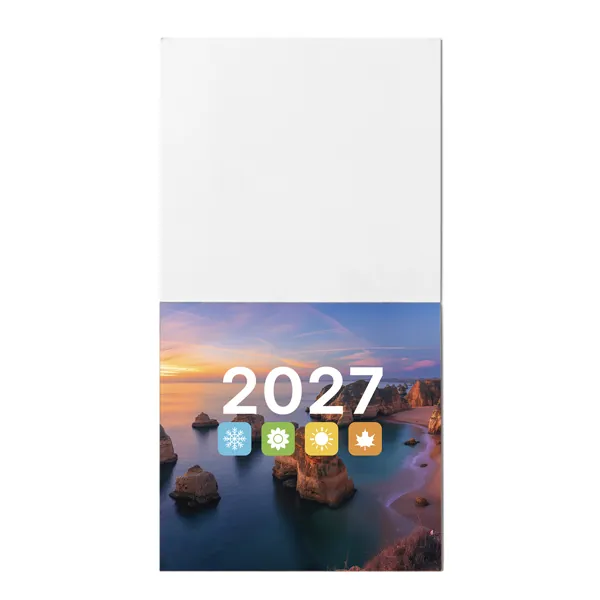 Calendar Glen — culoarea Alb, imagine produs