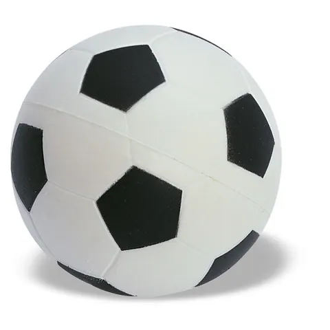 Jucărie anti-stres GOAL — culoarea Alb / Negru, față