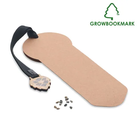 Semn de carte GROWBOOKMARK™ — culoarea Bej, față