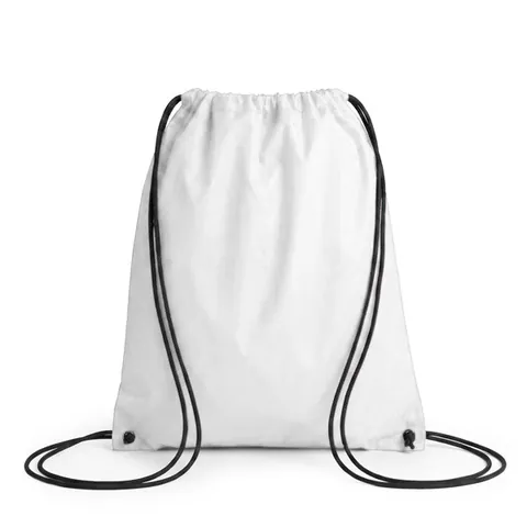 Rucsac cu șnur Hamelin — culoarea Alb, imagine produs