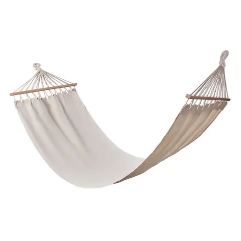 Hamac poliester-bumbac HAMMACA — culoarea Bej, față