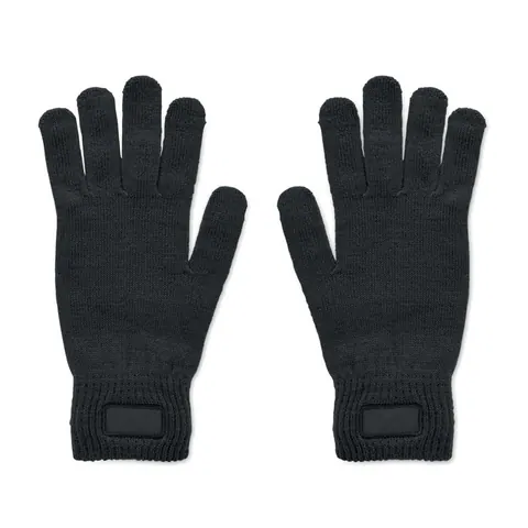 Mănuși HANDNIT — culoarea Negru, față