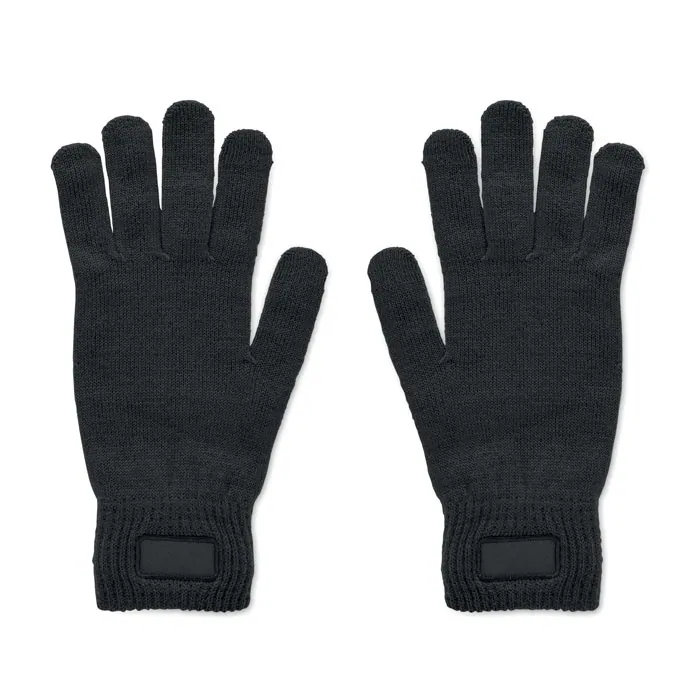 Mănuși HANDNIT — culoarea Negru, față