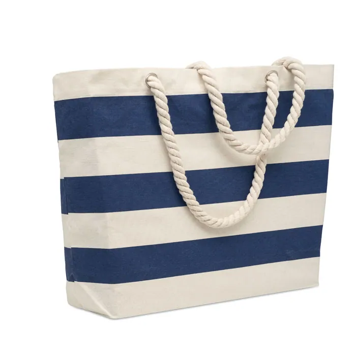 Geantă de plajă HEAVEN STRIPE — culoarea Albastru, față