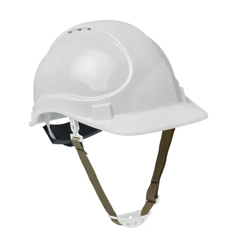 Cască de protecție HELM — culoarea Alb, față