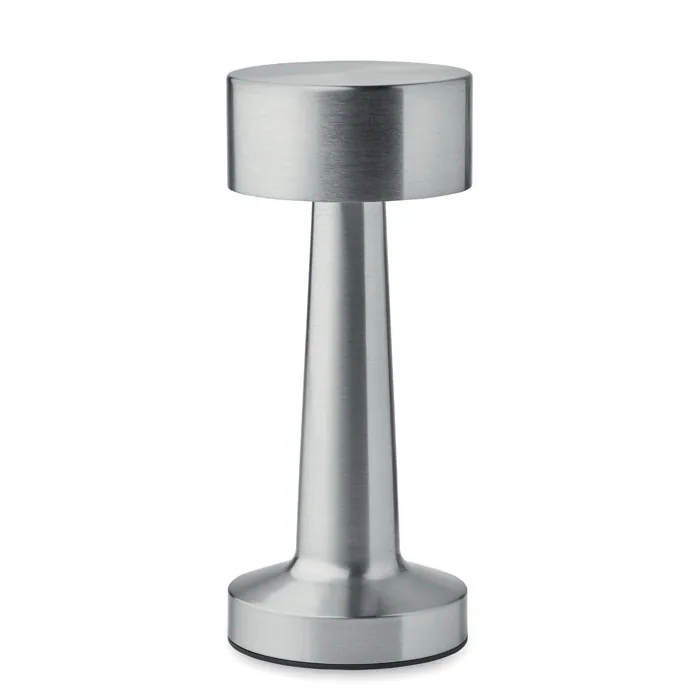 Lampă de birou HIERLUZ — culoarea Argint mat, față