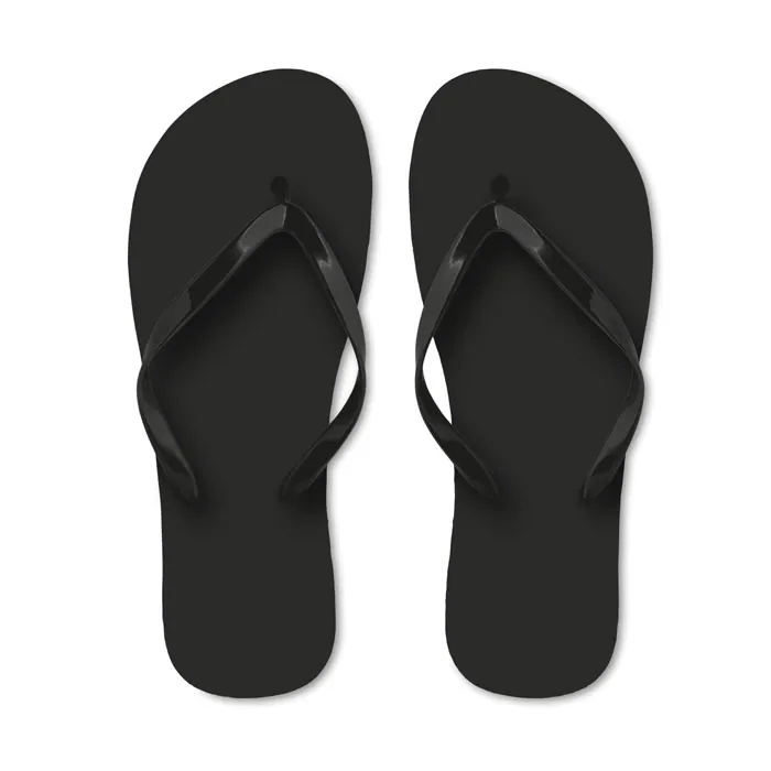 Papuci HONOLULU — culoarea Negru, față