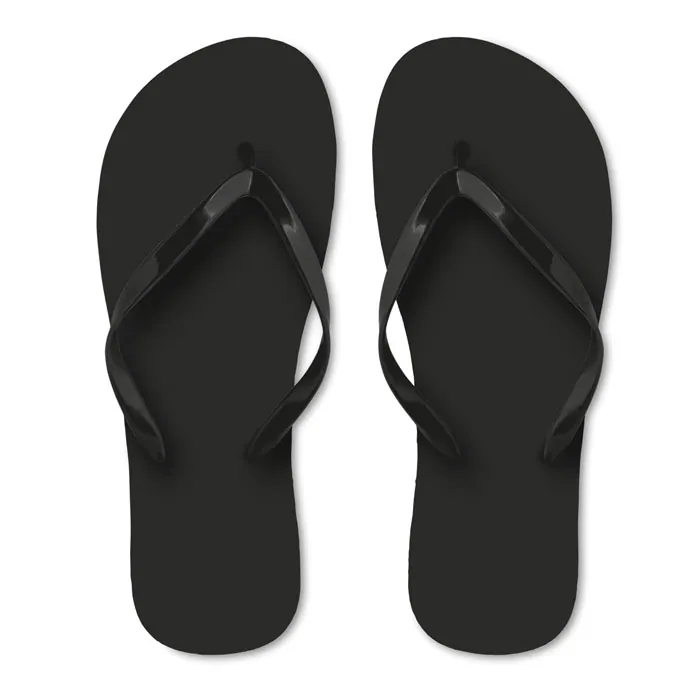 Papuci HONOLULU — culoarea Negru, față