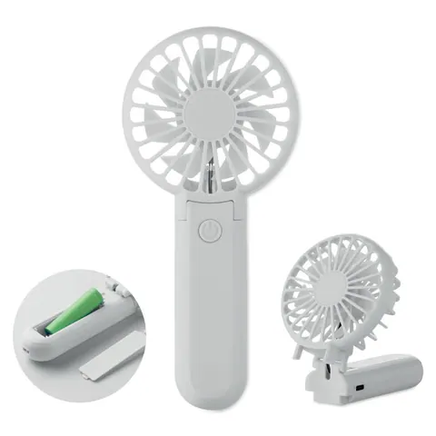 Ventilator portabil pliabil IBERA — culoarea Alb, față