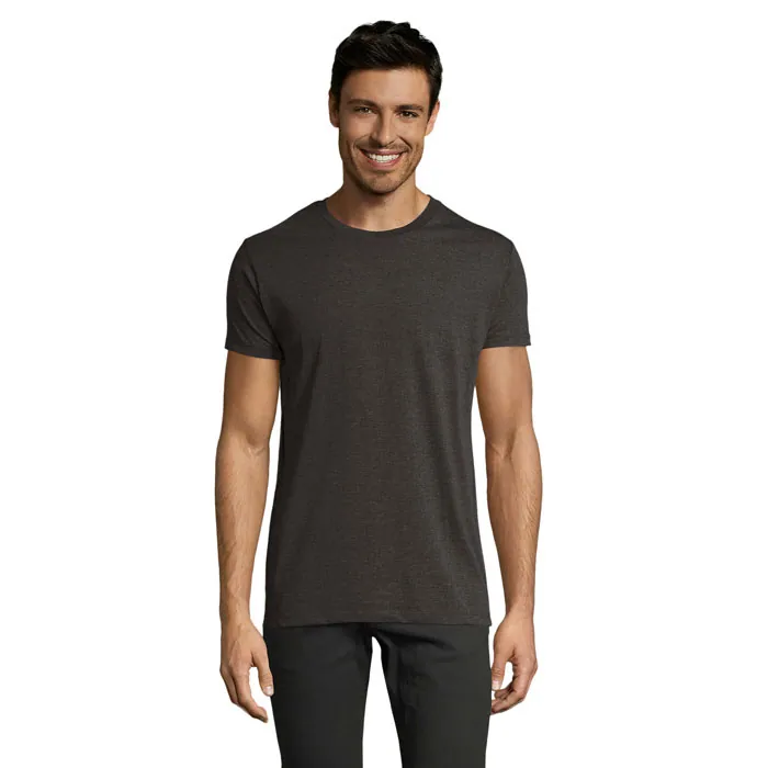 Tricou bărbați IMPERIAL FIT — culoarea Antracit melanj, față