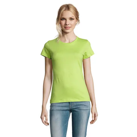 Tricou damă IMPERIAL — culoarea Verde măr, față