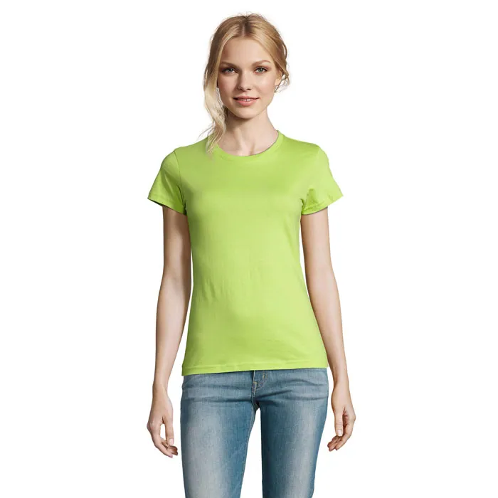 Tricou damă IMPERIAL — culoarea Verde măr, față
