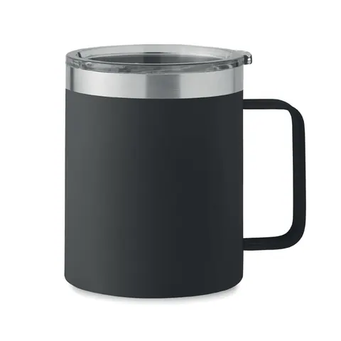Cană termică INARI — culoarea Negru, față