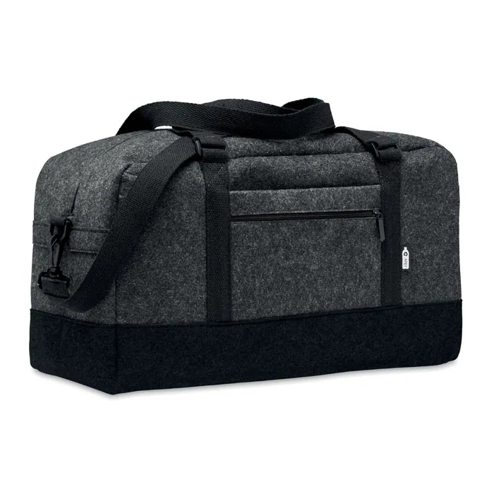 Geantă de sport INDICO BAG — culoarea Gri piatră, față