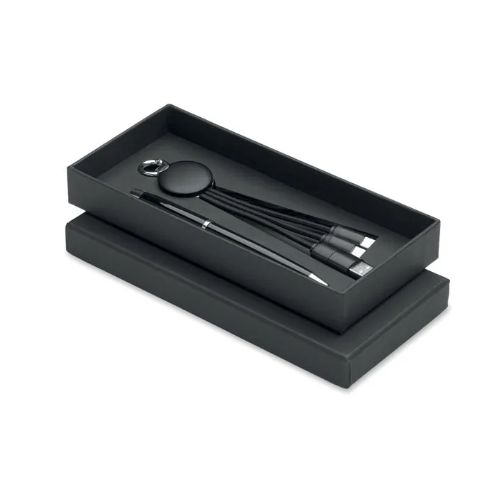 Set de scris INTWOS — culoarea Negru, față