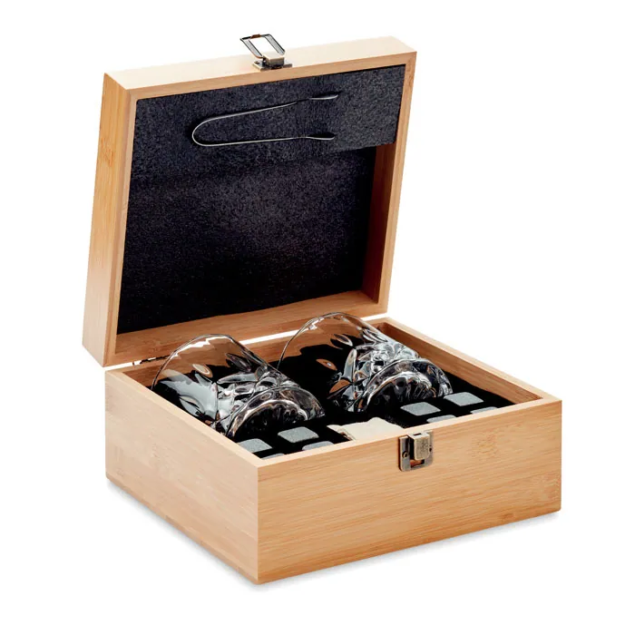 Set de cocktail INVERNESS — culoarea Lemn, față